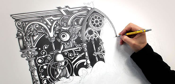 O trabalho de ilustrador exige muita criatividade, mas pouca interação social