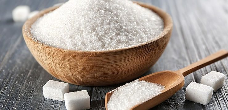 O açúcar é um alimento que pode ser encontrado em diversos tipos