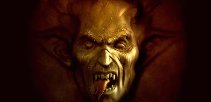 Rosto de diabo