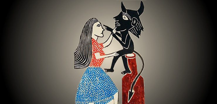 Lenda do Famaliá, o diabo na garrafa