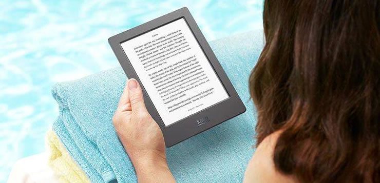 A tecnologia e-ink de alguns e-readers dá a sensação de que o leitor está lendo uma folha de papel